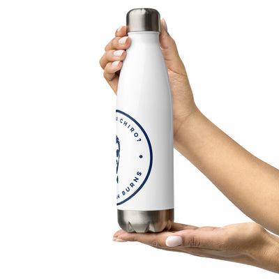 Who's Your Chiro Stainless Steel Water Bottle